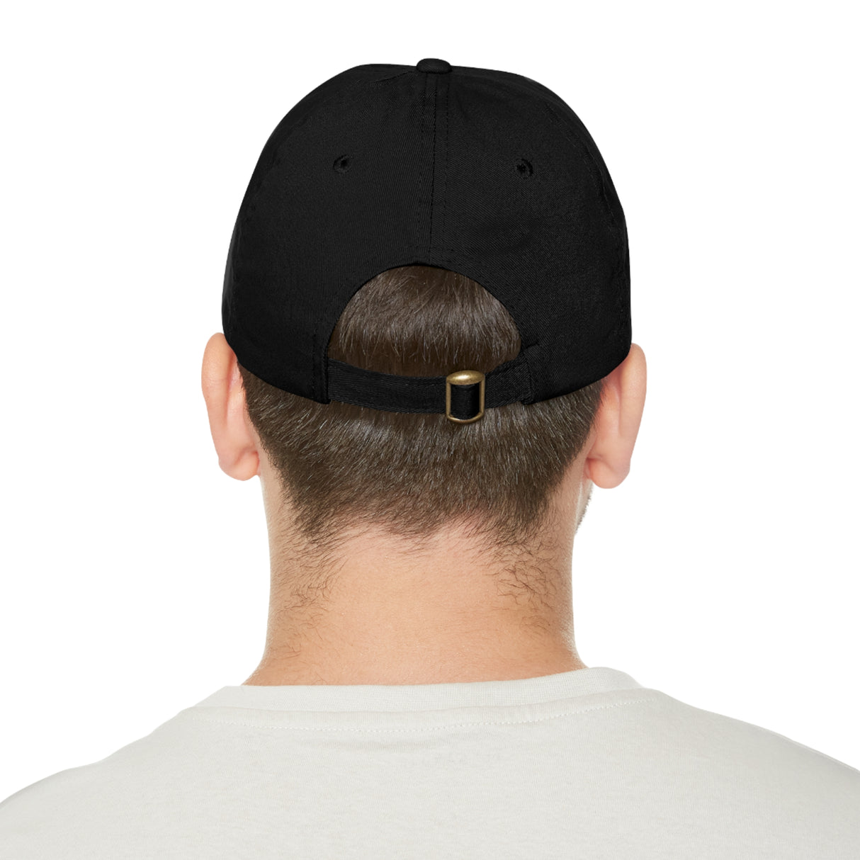 DOGEBROS Stylish Hat with Leather Patch, Casual Cap, Unique Gift for Dads, Trendy Accessories, Perfect for Everyday Wear or Special Occasions