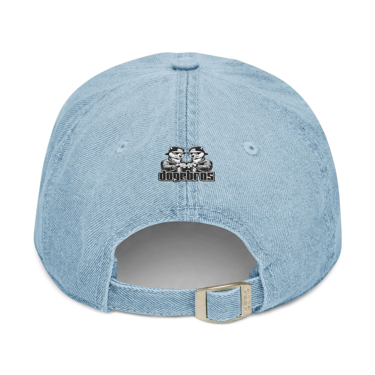DOGEBROS "BIG BOSS" Embroidered Denim Hat for Bosses | Stylish Casual Cap | Gift for Dads, Graduates, or Best Friends | Trendy Soft Blue Cap