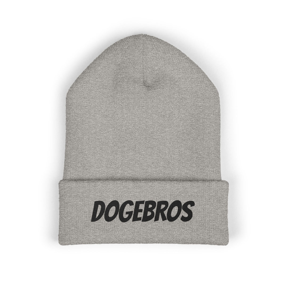 DOGEBROS Stylish Embroidered Beanie for Trendsetters, Cozy Winter Hat, Perfect Gift for DOGEBROS Fans, Unique Fashion Accessory, Unisex Headwear