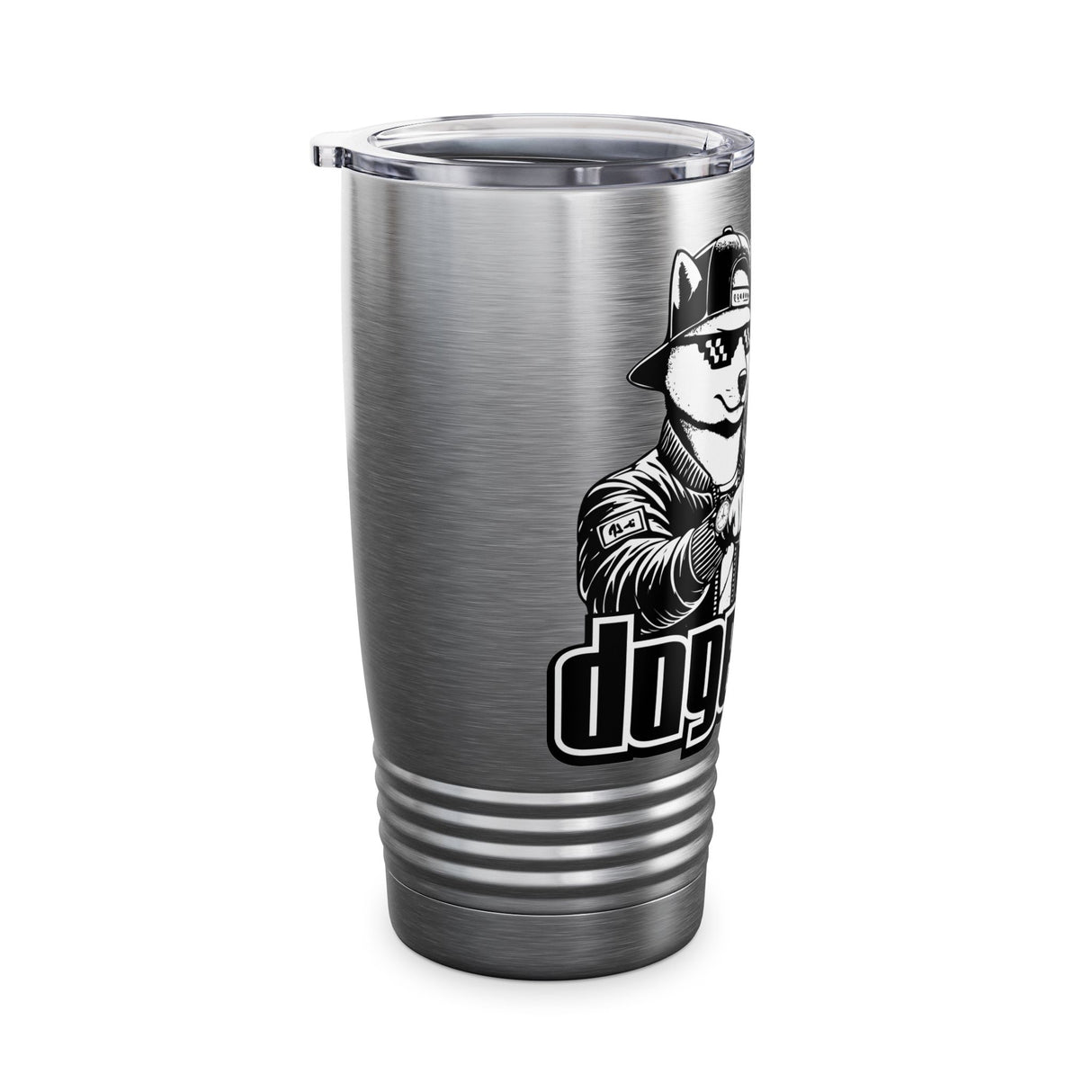 DOGEBROS "COOL" Ringneck Tumbler, 20oz - Perfect Gift for Dog Lovers, Travel Mug, Insulated Drinkware, Unique Coffee Cup, Funny Pet-Themed
