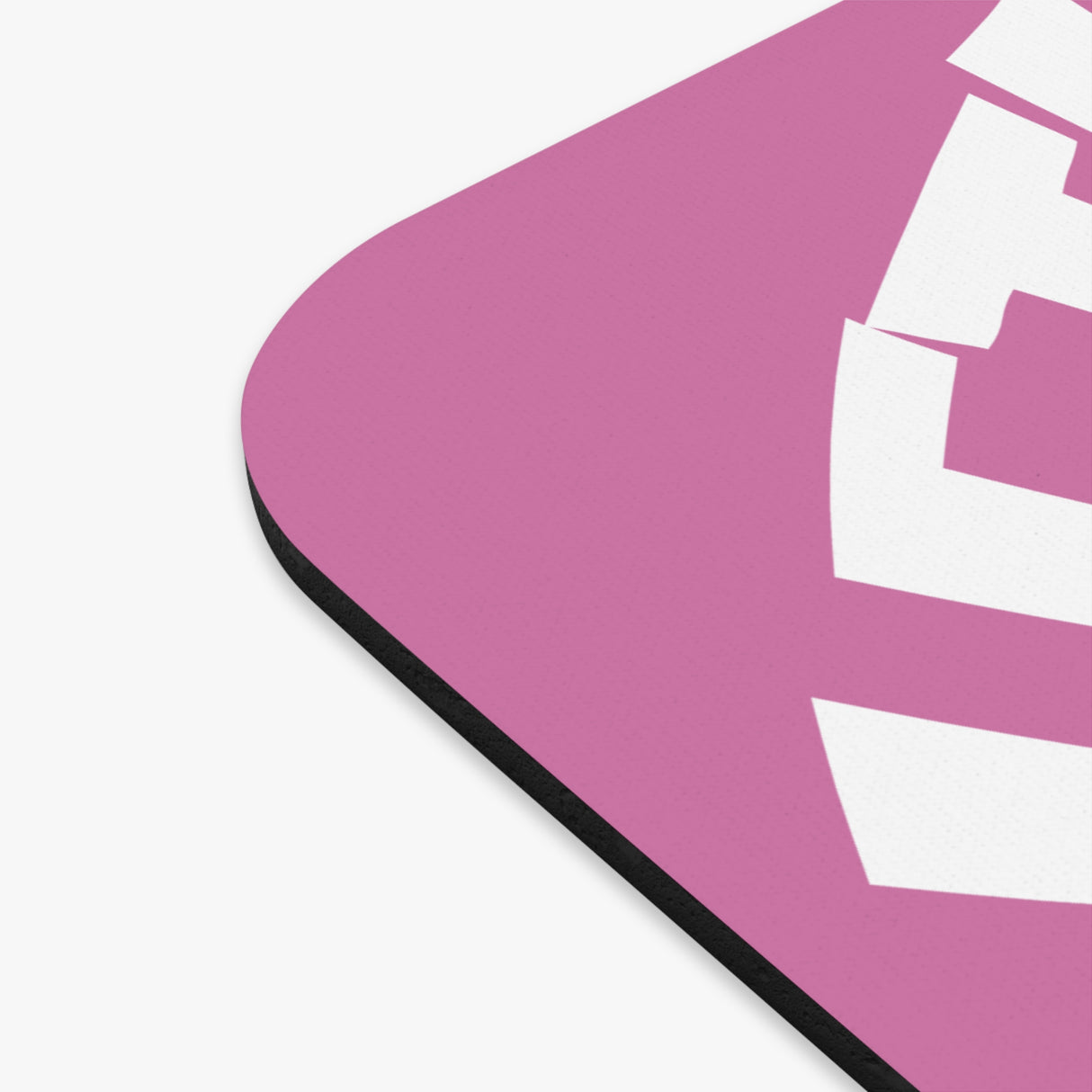 DOGEBROS "LET'S PLAY" Mouse Pad | Funny Office Decor, Gift for Tech Lovers, Gaming Accessories, Home Office Essentials - LIGHT PINK