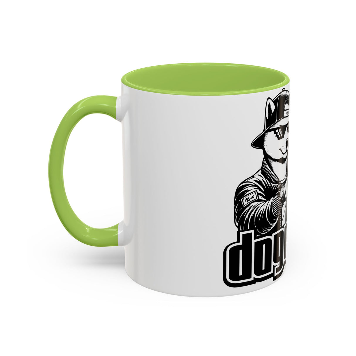 DOGEBROS Coffee Mug, Funny Dog Mug, Gift for Dog Lovers, Unique Cat Mug, Cool Pet Lover Cup, Black Handle Ceramic Mug