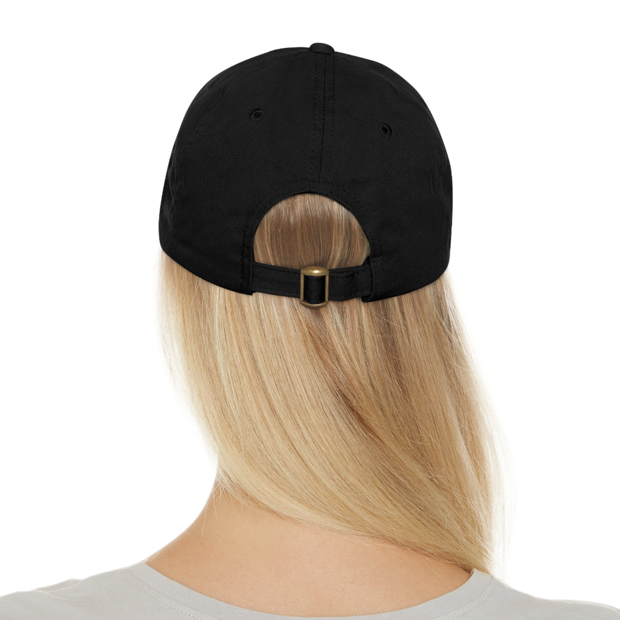 DOGEBROS Stylish Hat with Leather Patch, Casual Cap, Unique Gift for Dads, Trendy Accessories, Perfect for Everyday Wear or Special Occasions