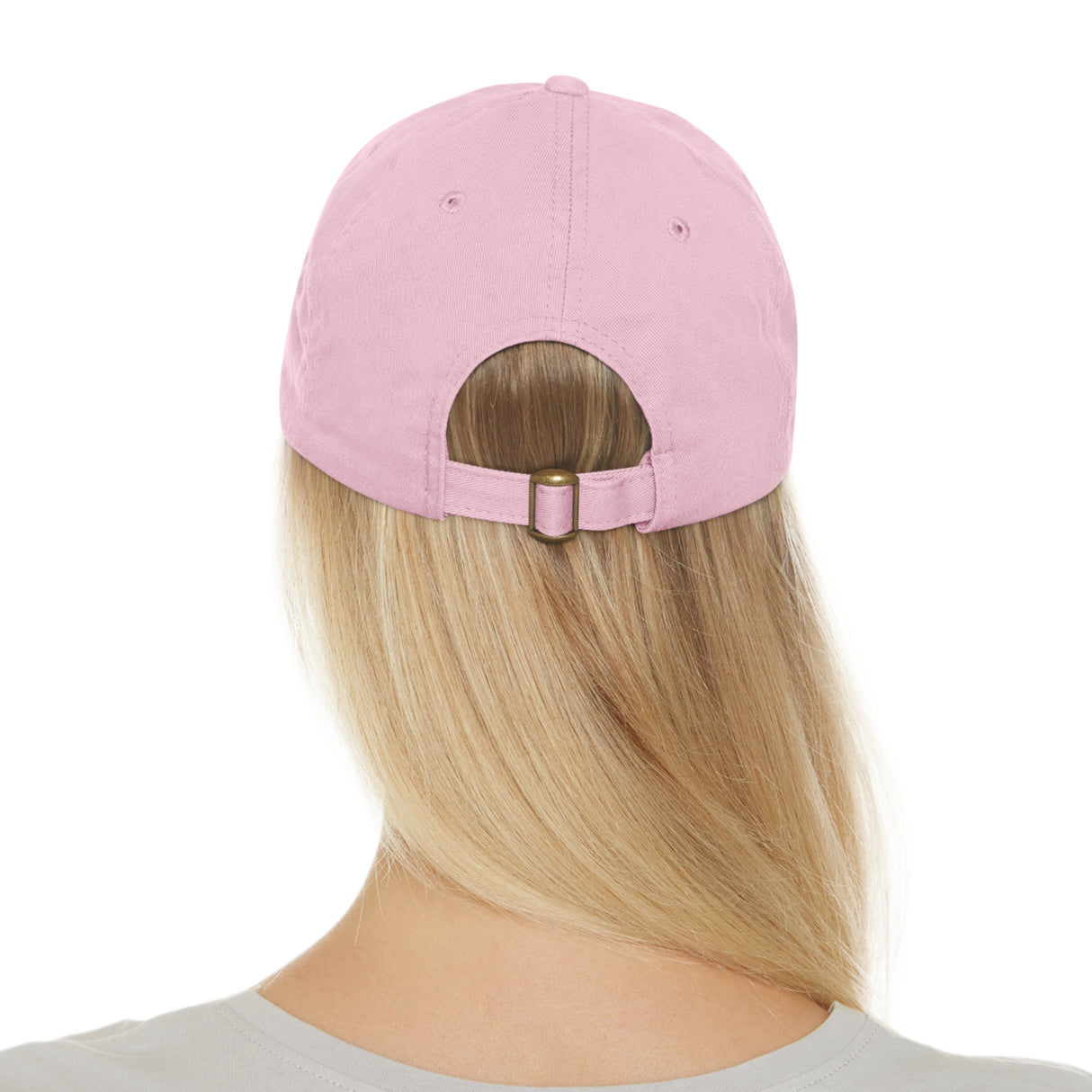 DOGEBROS Stylish Hat with Leather Patch, Casual Cap, Unique Gift for Dads, Trendy Accessories, Perfect for Everyday Wear or Special Occasions
