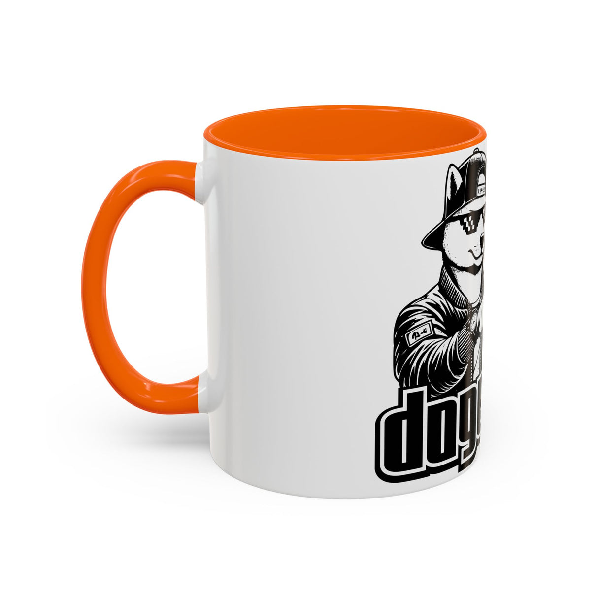 DOGEBROS Coffee Mug, Funny Dog Mug, Gift for Dog Lovers, Unique Cat Mug, Cool Pet Lover Cup, Black Handle Ceramic Mug