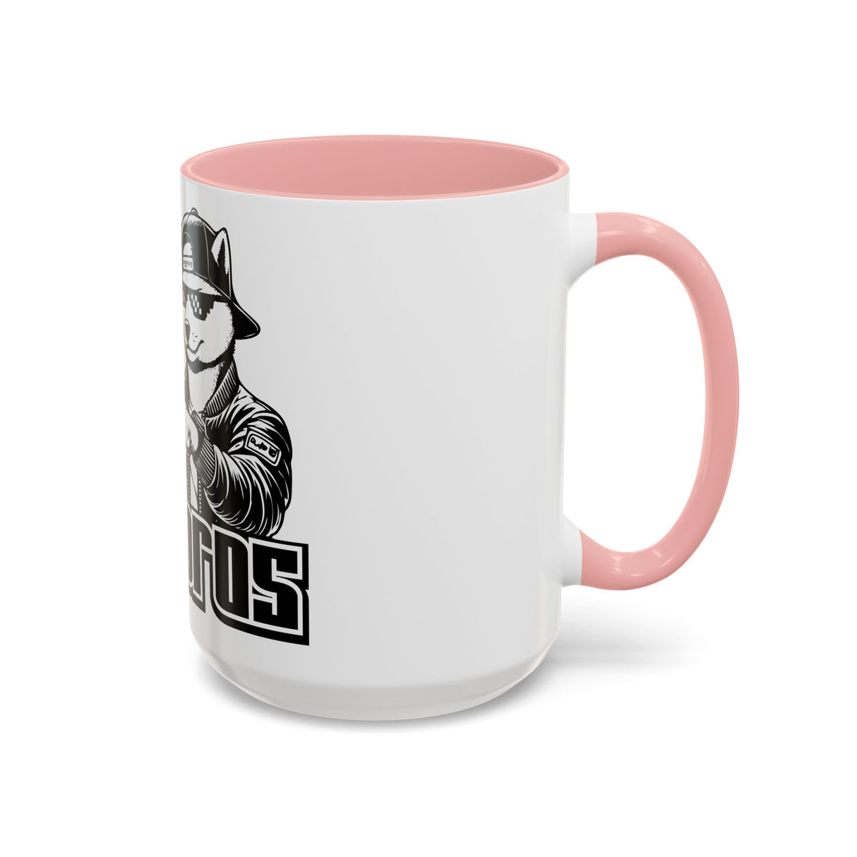 DOGEBROS Coffee Mug, Funny Dog Mug, Gift for Dog Lovers, Unique Cat Mug, Cool Pet Lover Cup, Black Handle Ceramic Mug