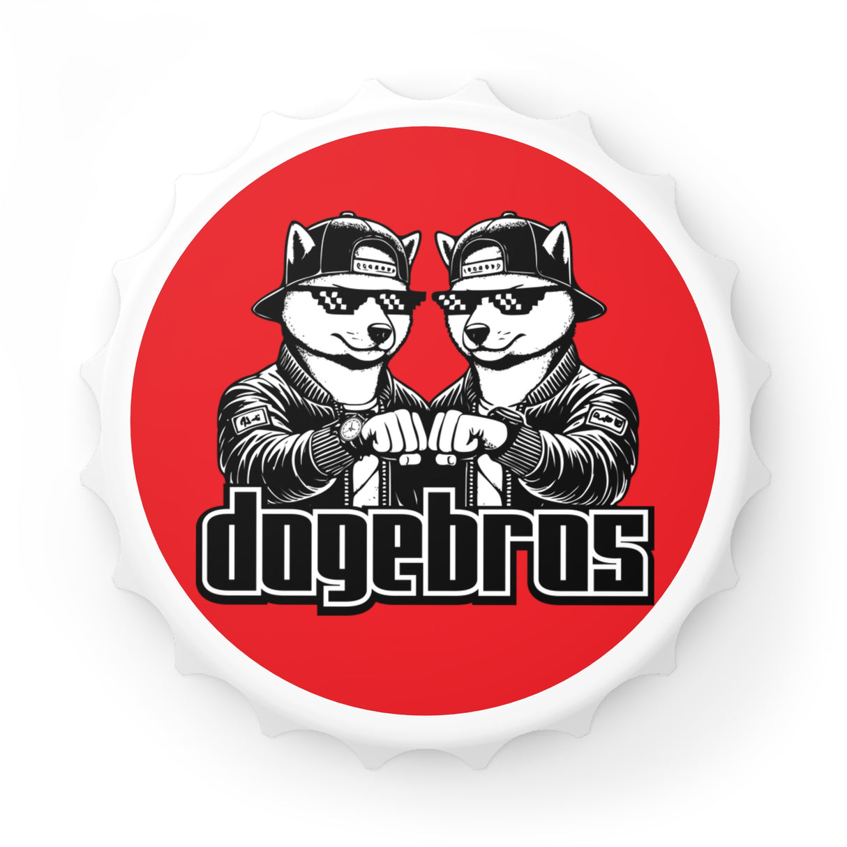 DOGEBROS Bottle Opener | Fun Kitchen Gadget, Gift for Dog Lovers, Unique Beer Bottle Opener, Party Accessory, Barware