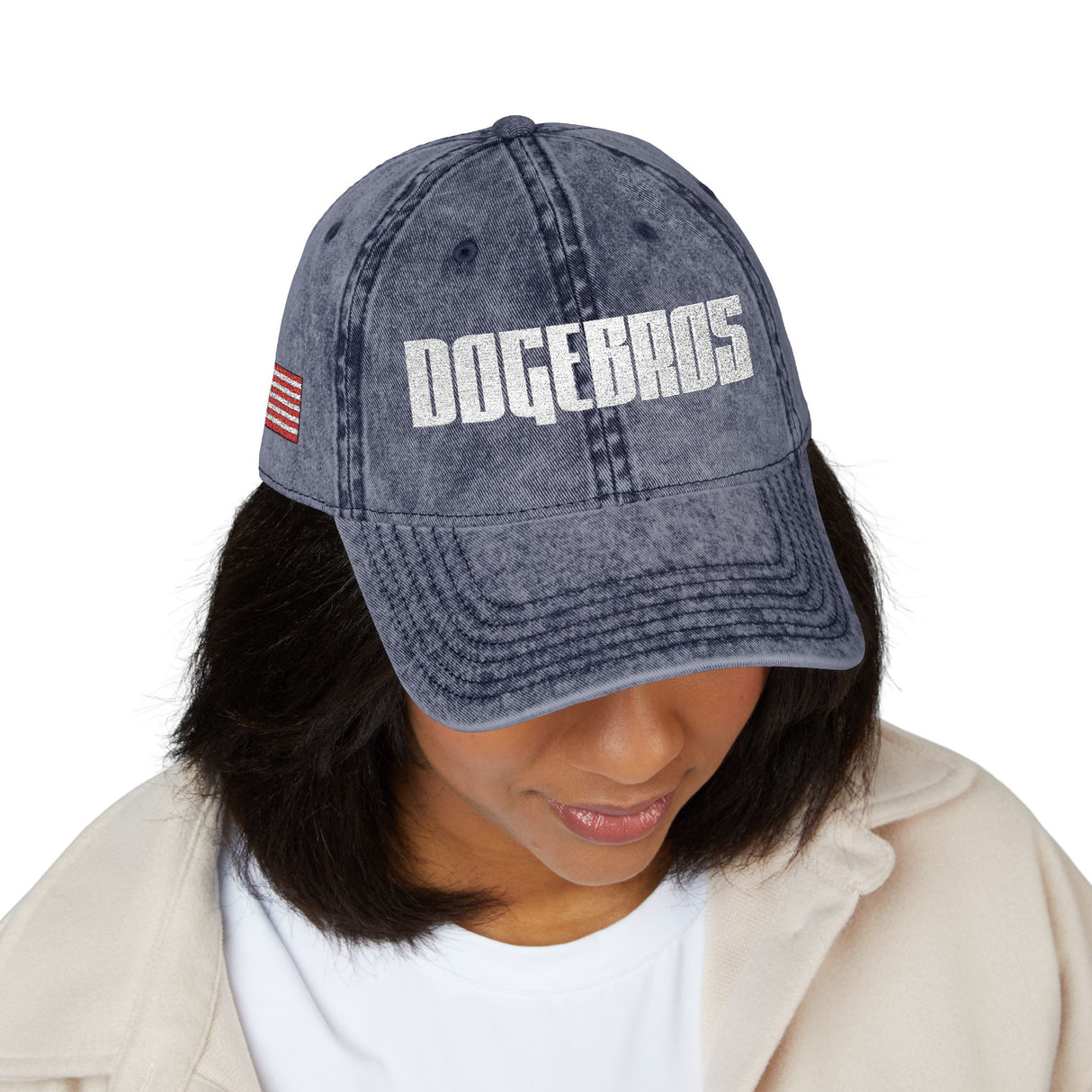 DOGEBROS "ORIGINAL USA" Vintage Embroidered Cap | Casual Style Hat for Dog Lovers, Unisex Gift, Summer Accessory, Trendy Headwear