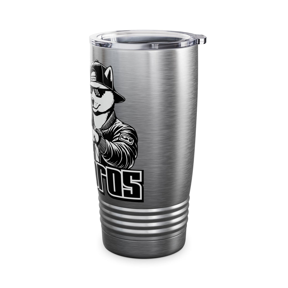 DOGEBROS "COOL" Ringneck Tumbler, 20oz - Perfect Gift for Dog Lovers, Travel Mug, Insulated Drinkware, Unique Coffee Cup, Funny Pet-Themed