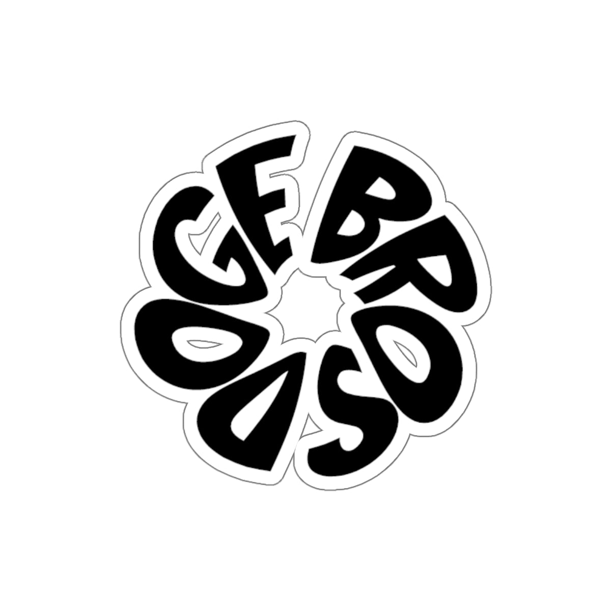 DOGEBROS "PLAYFUL" Stickers | For various occasions, Fun Decor, Gift Idea, Personalize Laptop, Water Bottle, Journals