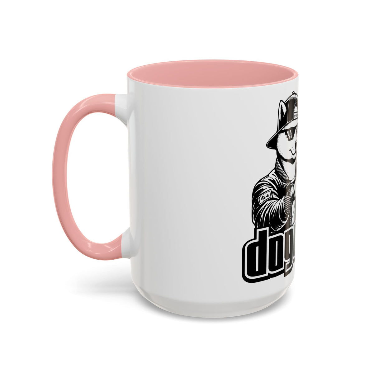 DOGEBROS Coffee Mug, Funny Dog Mug, Gift for Dog Lovers, Unique Cat Mug, Cool Pet Lover Cup, Black Handle Ceramic Mug