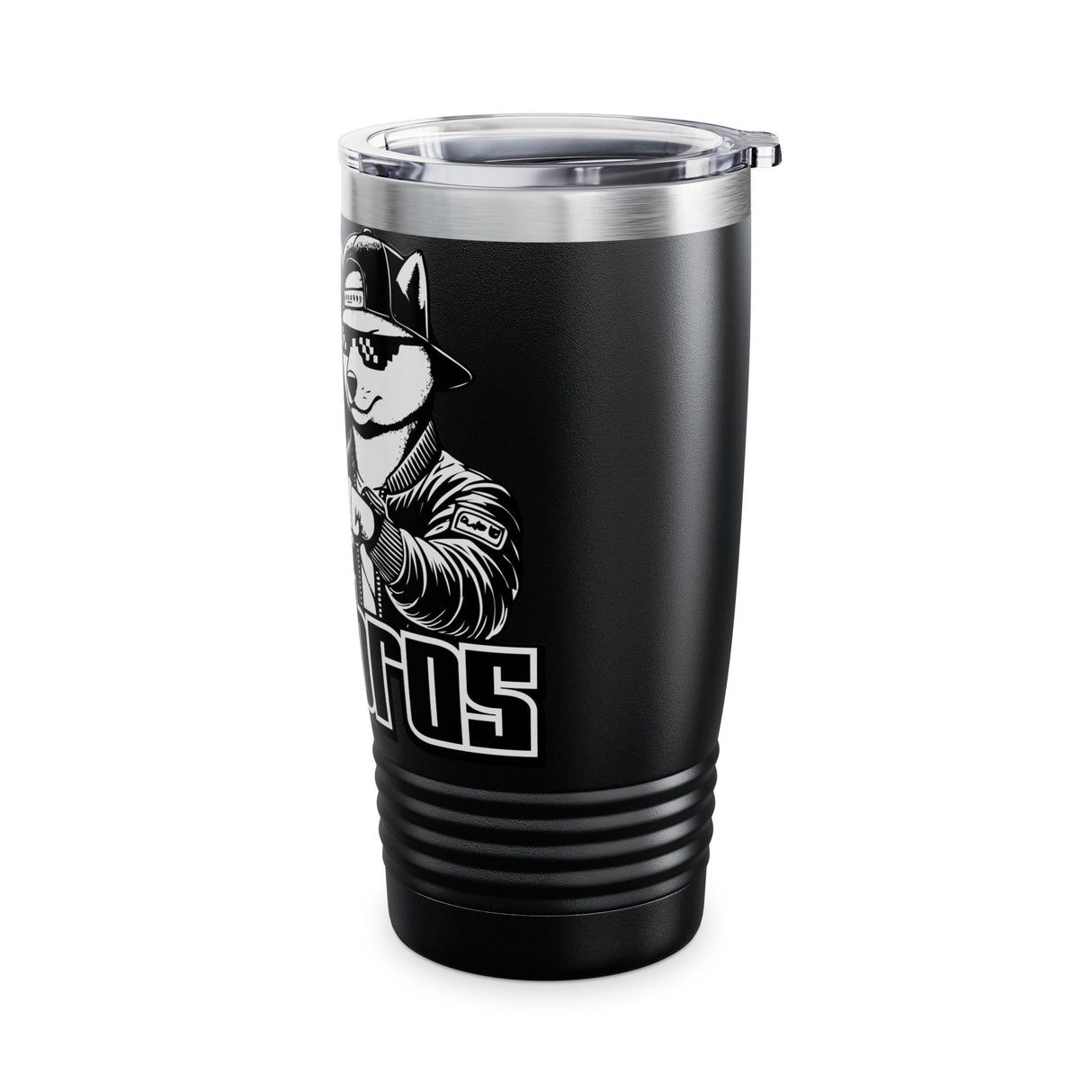 DOGEBROS "COOL" Ringneck Tumbler, 20oz - Perfect Gift for Dog Lovers, Travel Mug, Insulated Drinkware, Unique Coffee Cup, Funny Pet-Themed