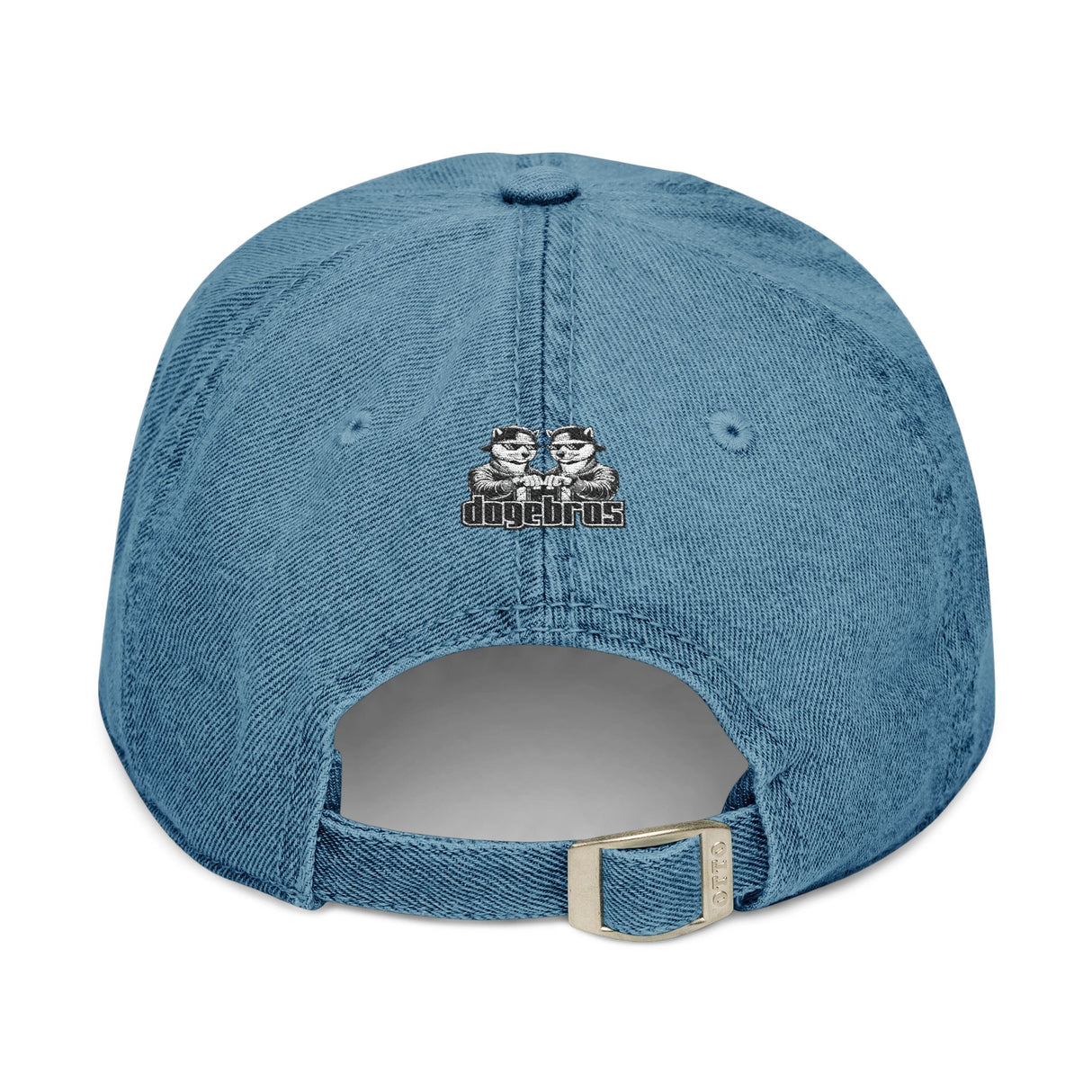 DOGEBROS "BIG BOSS" Embroidered Denim Hat for Bosses | Stylish Casual Cap | Gift for Dads, Graduates, or Best Friends | Trendy Soft Blue Cap