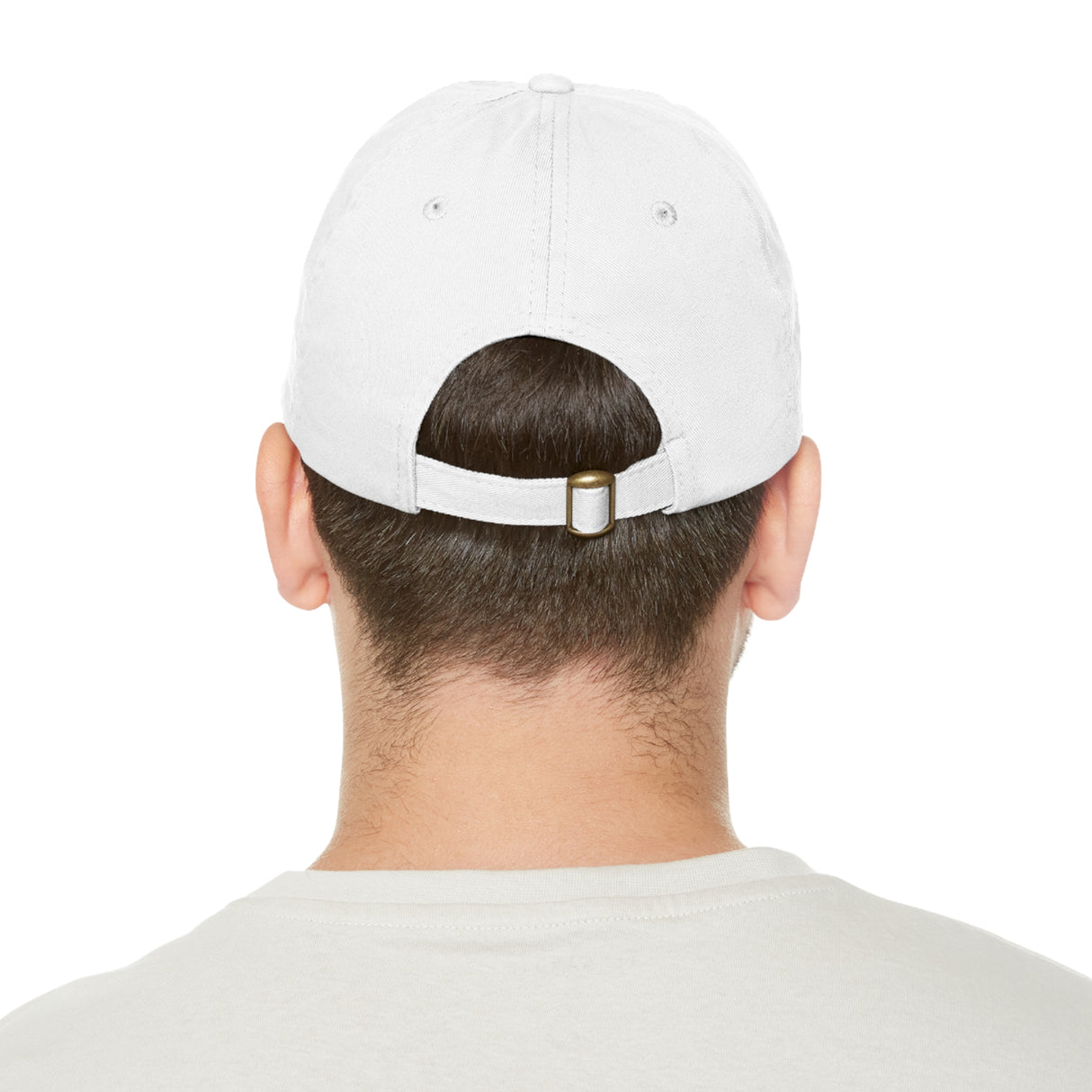 DOGEBROS Stylish Hat with Leather Patch, Casual Cap, Unique Gift for Dads, Trendy Accessories, Perfect for Everyday Wear or Special Occasions