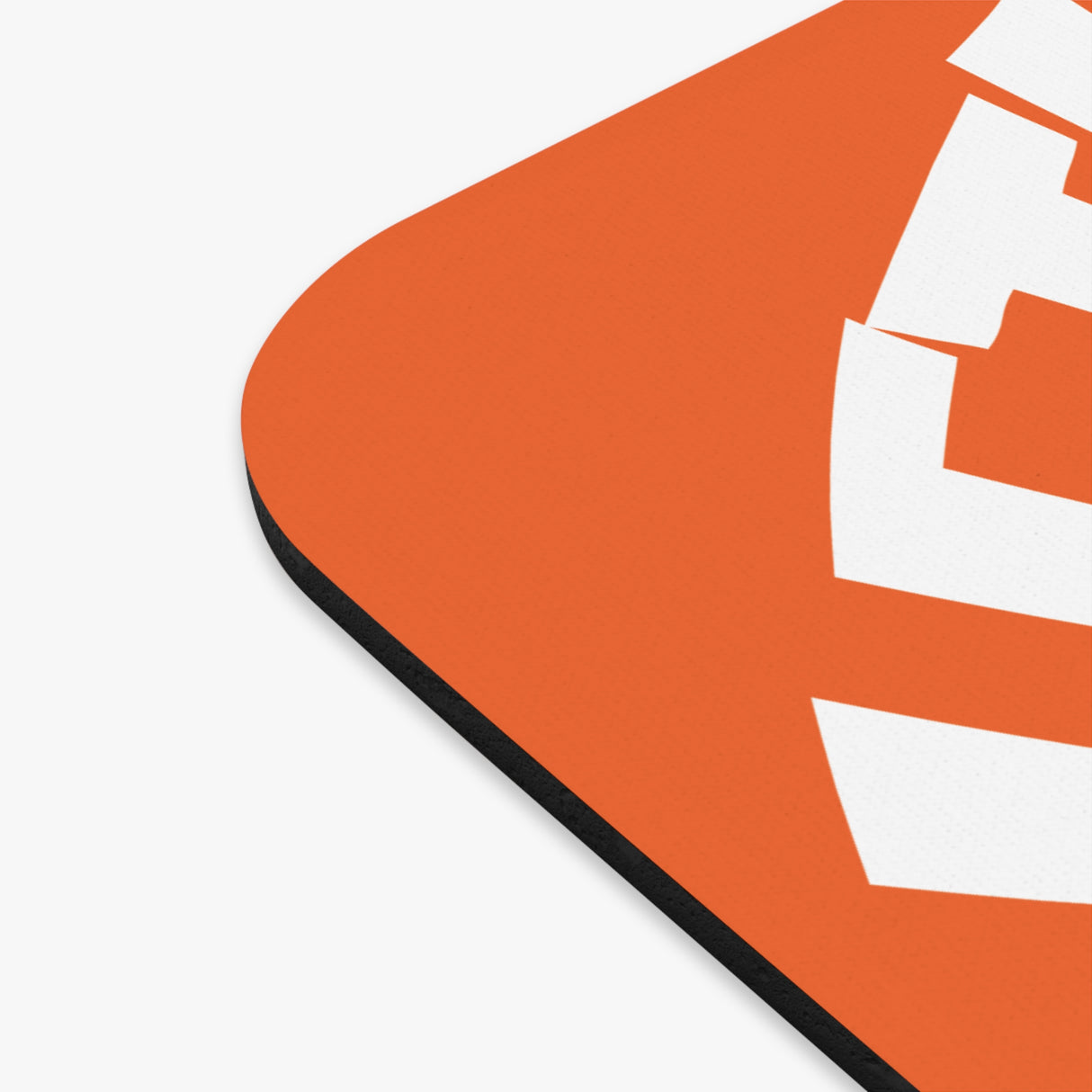 DOGEBROS "LET'S PLAY" Mouse Pad | Funny Office Decor, Gift for Tech Lovers, Gaming Accessories, Home Office Essentials - ORANGE