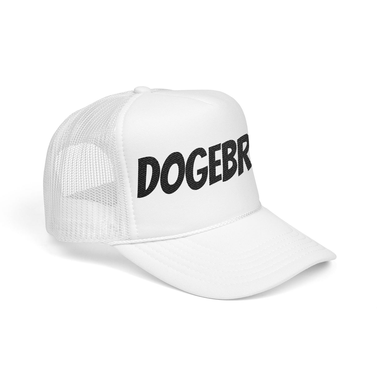DOGEBROS Trendy Foam Trucker Hat | Stylish Embroidered Dogebros Cap, Summer Accessory, Streetwear Fashion, Gift for Him, Casual Headwear