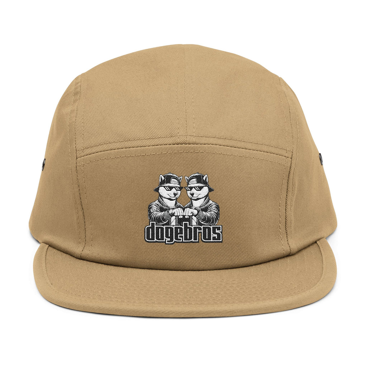 DOGEBROS "TRENDY" 5-Panel Cap, Embroidered Hat, Casual Streetwear, Gift for Dog Lovers, Summer Accessory