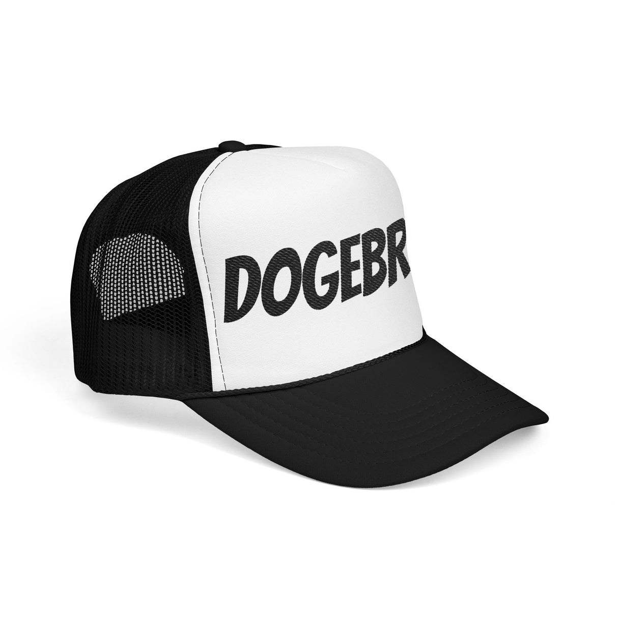 DOGEBROS Trendy Foam Trucker Hat | Stylish Embroidered Dogebros Cap, Summer Accessory, Streetwear Fashion, Gift for Him, Casual Headwear