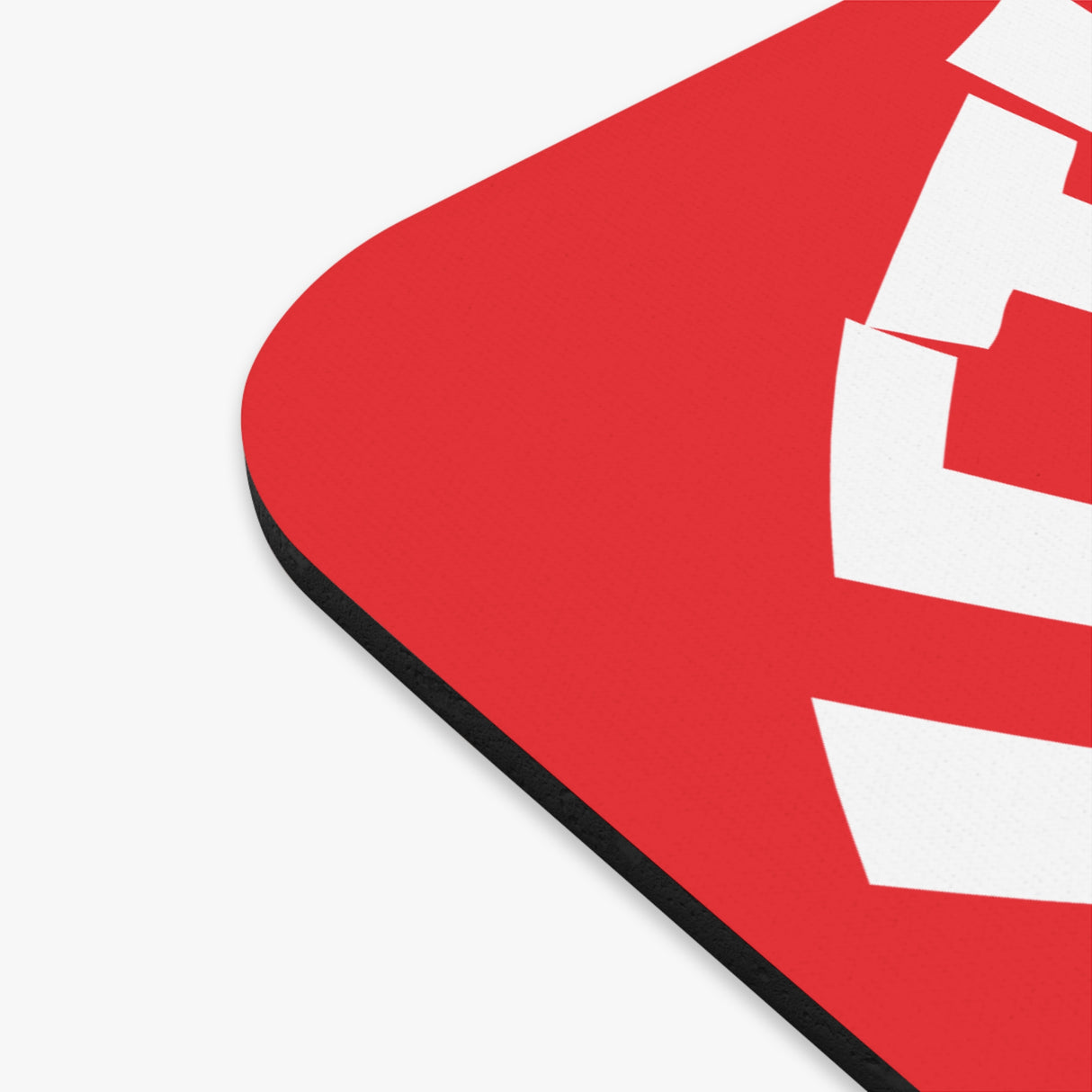 DOGEBROS "LET'S PLAY" Mouse Pad | Funny Office Decor, Gift for Tech Lovers, Gaming Accessories, Home Office Essentials - RED