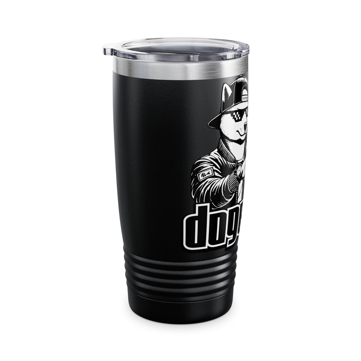DOGEBROS "COOL" Ringneck Tumbler, 20oz - Perfect Gift for Dog Lovers, Travel Mug, Insulated Drinkware, Unique Coffee Cup, Funny Pet-Themed