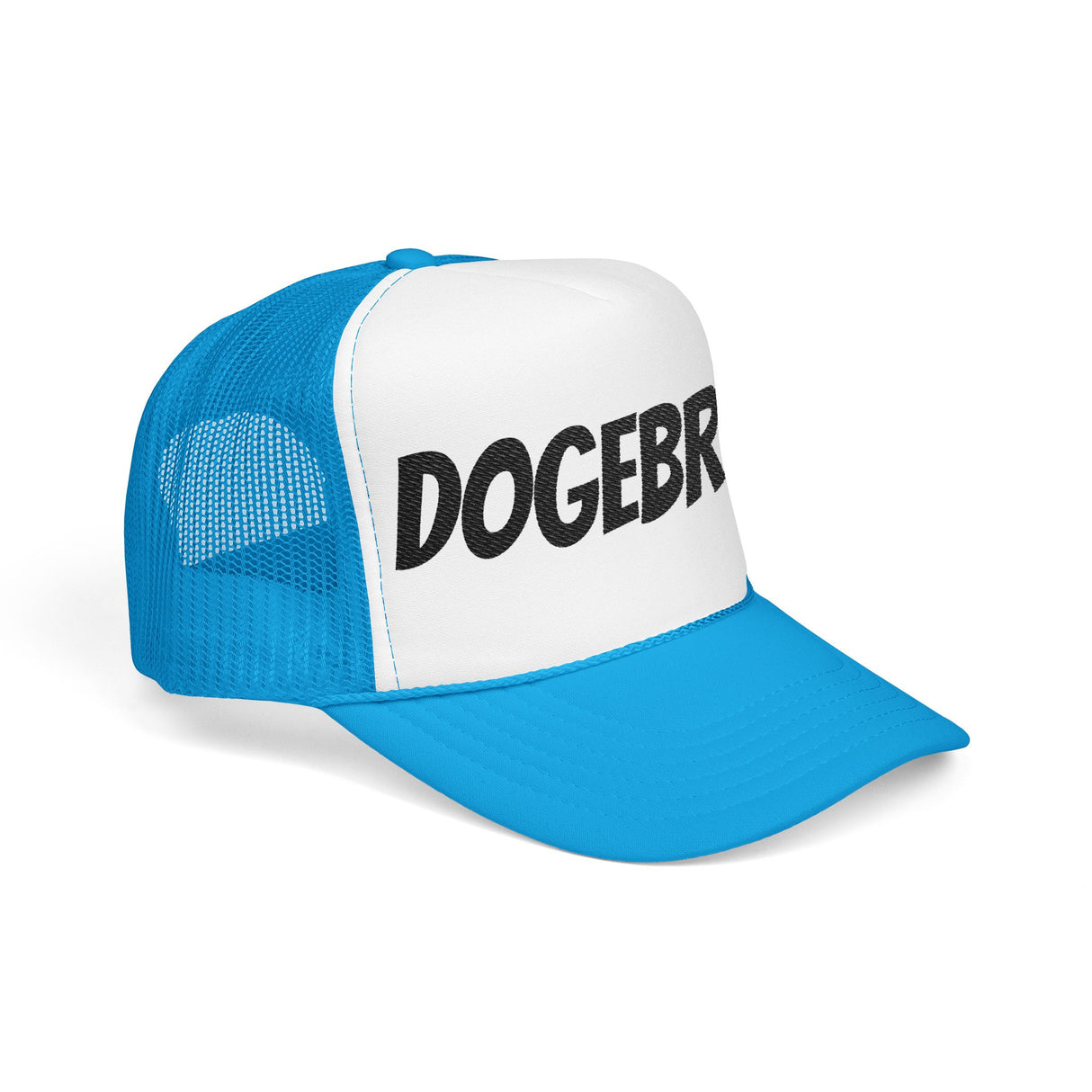 DOGEBROS Trendy Foam Trucker Hat | Stylish Embroidered Dogebros Cap, Summer Accessory, Streetwear Fashion, Gift for Him, Casual Headwear
