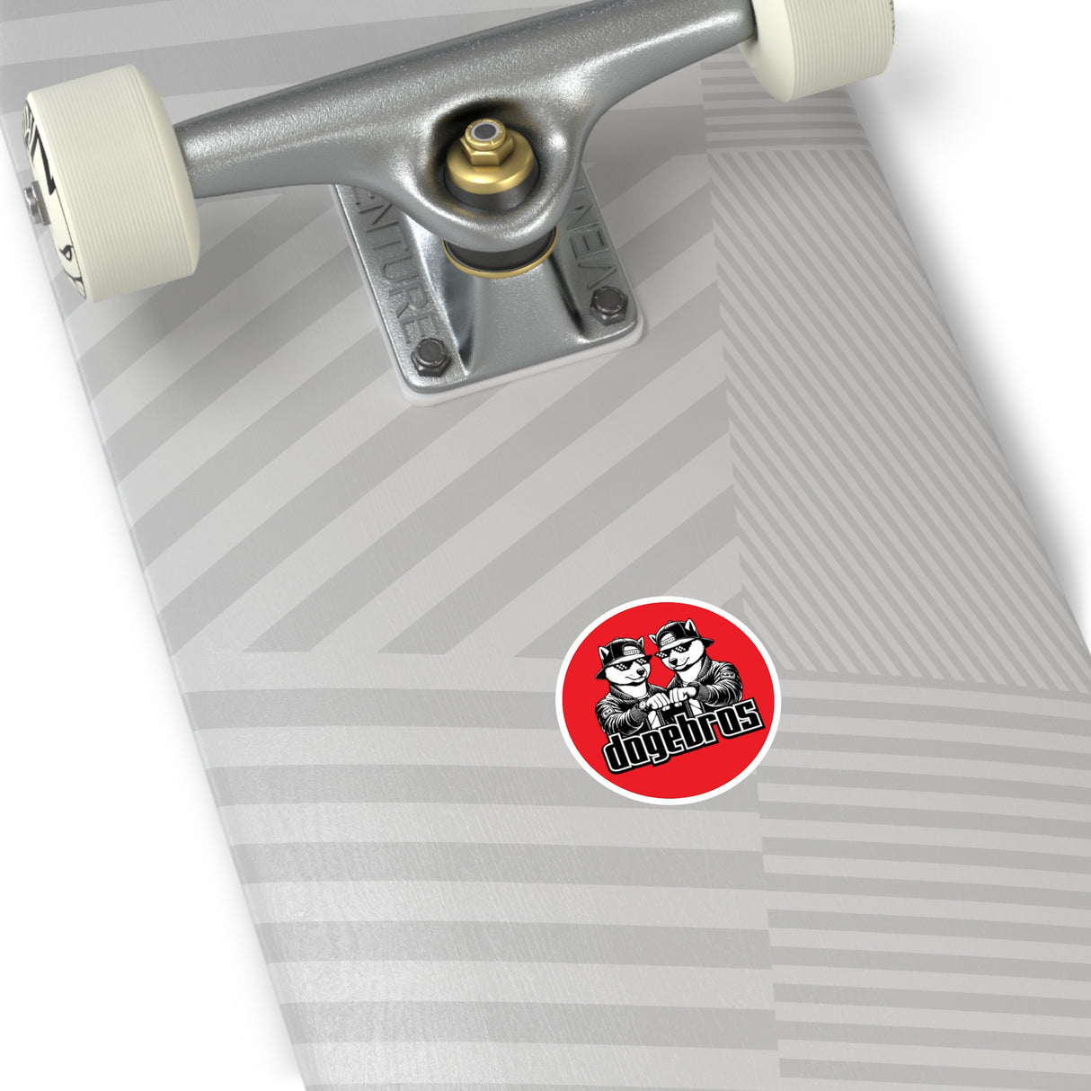 DOGEBROS "COOL ROUND" Stickers | Fun Laptop Decals, Unique Party Favors, Trendy Car Stickers, Gift for Dog Lovers