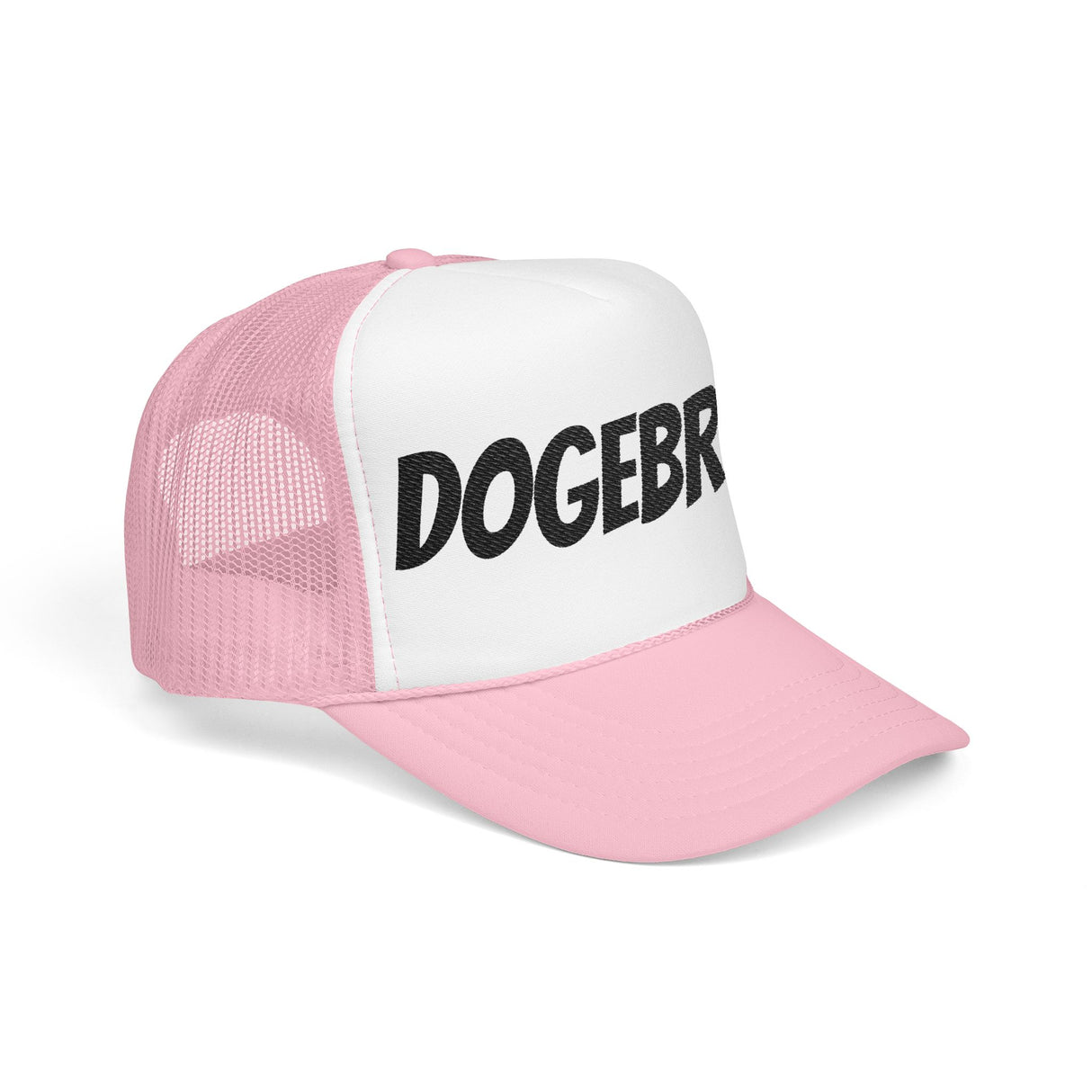 DOGEBROS Trendy Foam Trucker Hat | Stylish Embroidered Dogebros Cap, Summer Accessory, Streetwear Fashion, Gift for Him, Casual Headwear