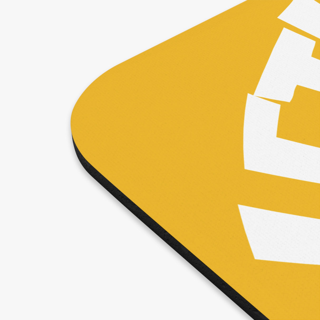 DOGEBROS "LET'S PLAY" Mouse Pad | Funny Office Decor, Gift for Tech Lovers, Gaming Accessories, Home Office Essentials - YELLOW