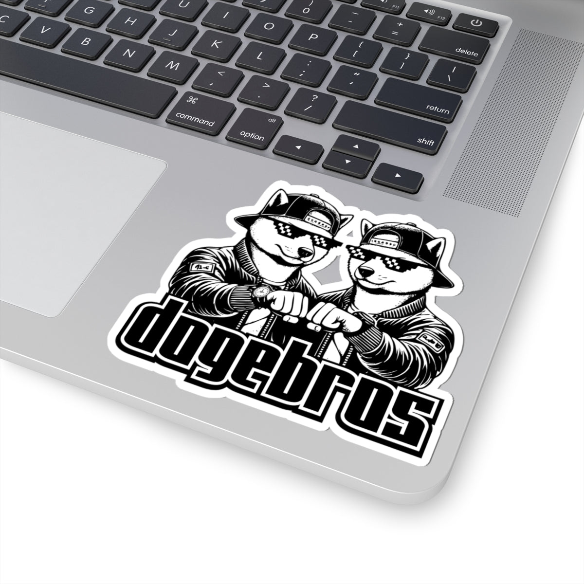 DOGEBROS "COOL" Cut-Out Stickers, Fun Laptop Decals, Vinyl Stickers for Gamers, Sticker Bombing, Gift for Friends