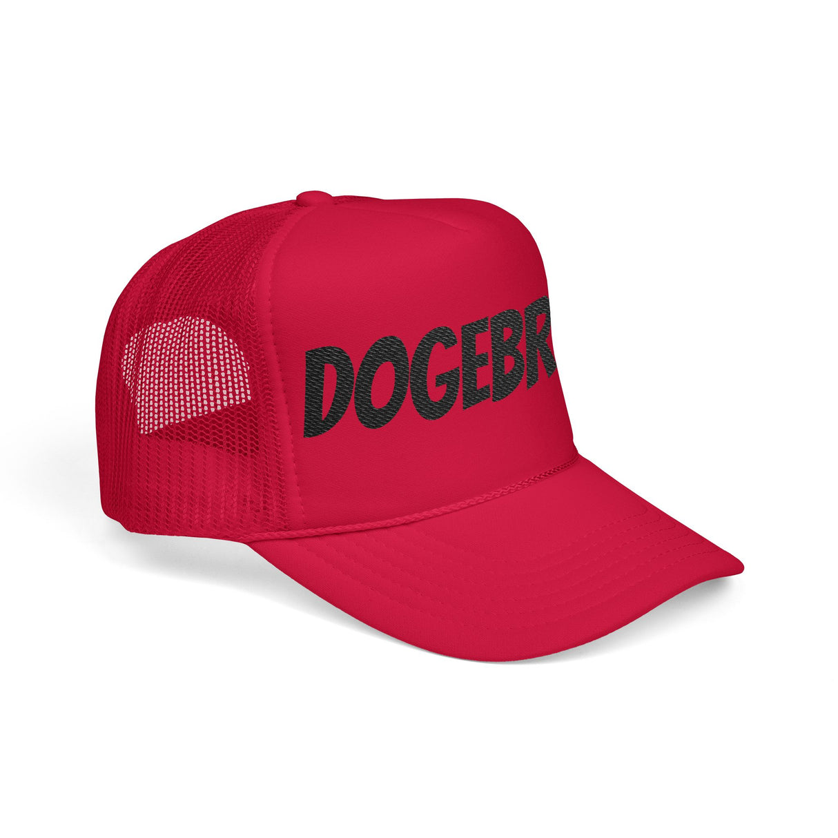 DOGEBROS Trendy Foam Trucker Hat | Stylish Embroidered Dogebros Cap, Summer Accessory, Streetwear Fashion, Gift for Him, Casual Headwear