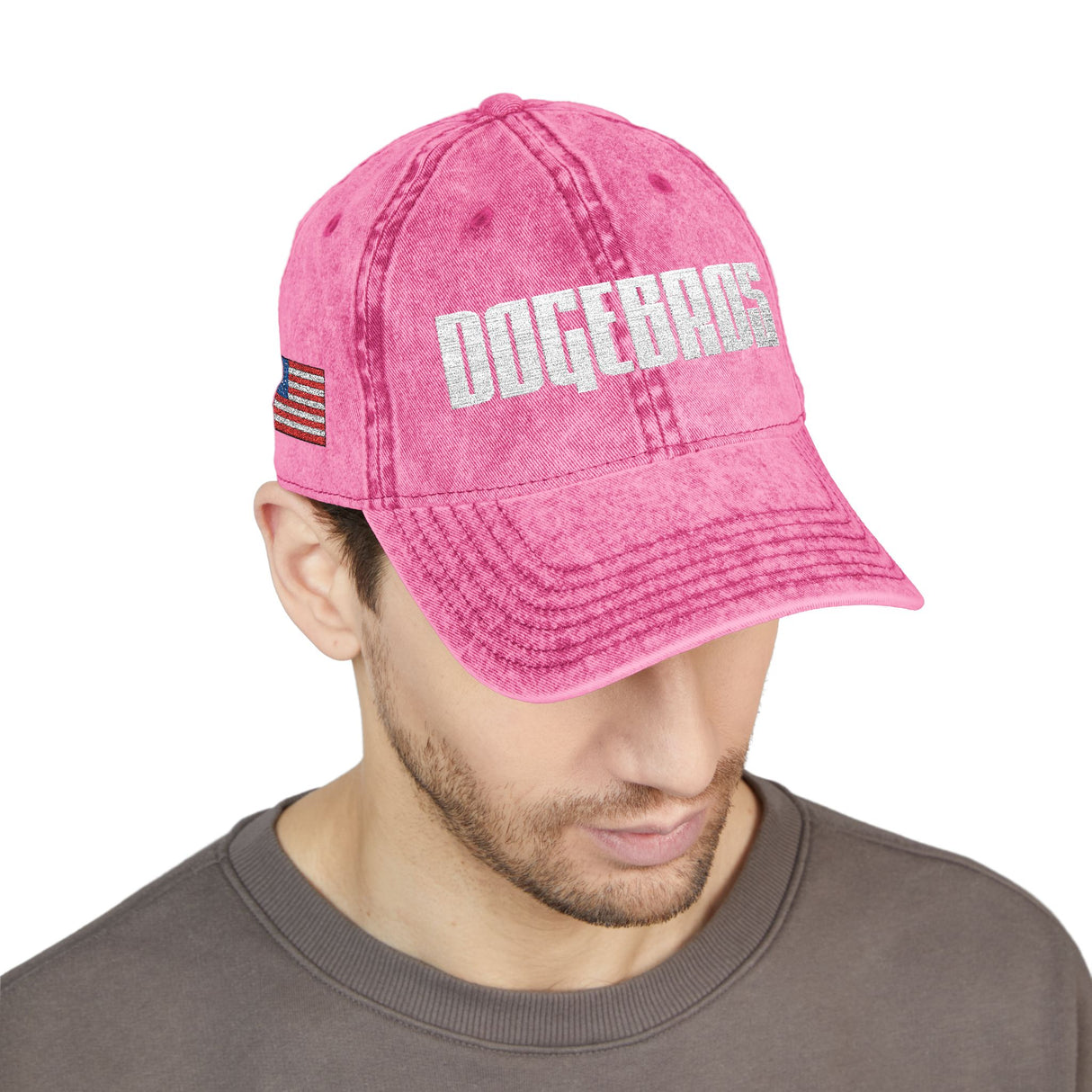 DOGEBROS "ORIGINAL USA" Vintage Embroidered Cap | Casual Style Hat for Dog Lovers, Unisex Gift, Summer Accessory, Trendy Headwear