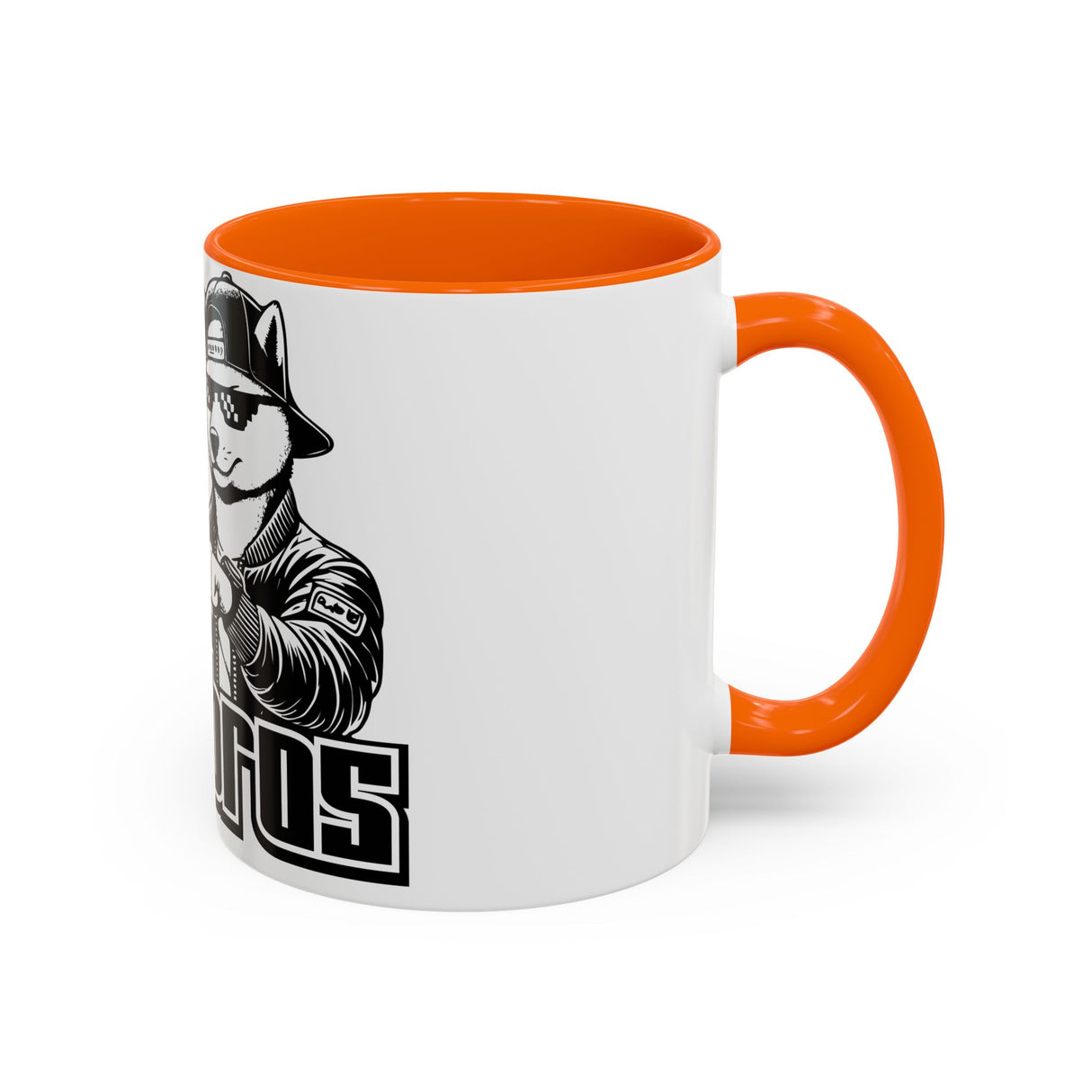 DOGEBROS Coffee Mug, Funny Dog Mug, Gift for Dog Lovers, Unique Cat Mug, Cool Pet Lover Cup, Black Handle Ceramic Mug