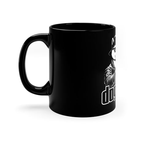 DOGEBROS Cool Coffee Mug | 11oz Black Cup for Dog Lovers, Gift for Him, Unique Office Mug, Fun Pet Lover Gift, Unique Coffee Cup