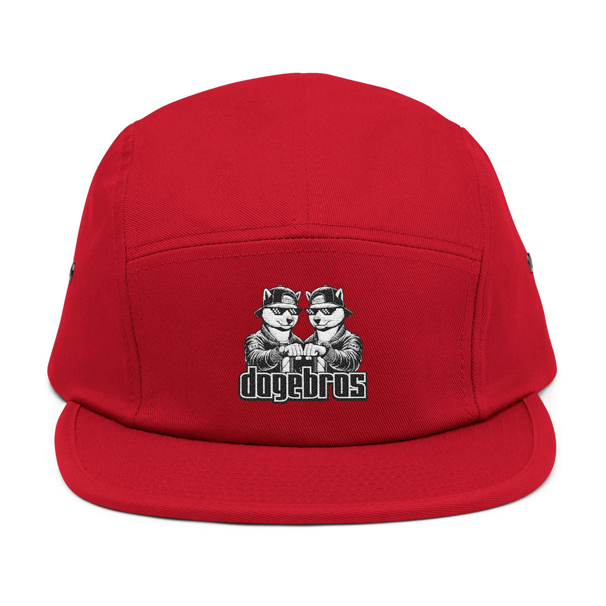 DOGEBROS "TRENDY" 5-Panel Cap, Embroidered Hat, Casual Streetwear, Gift for Dog Lovers, Summer Accessory