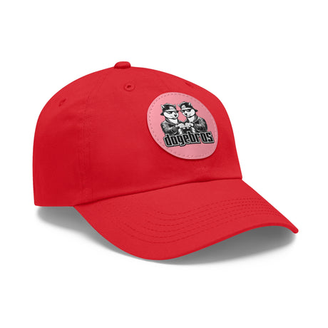 DOGEBROS Stylish Hat with Leather Patch, Casual Cap, Unique Gift for Dads, Trendy Accessories, Perfect for Everyday Wear or Special Occasions