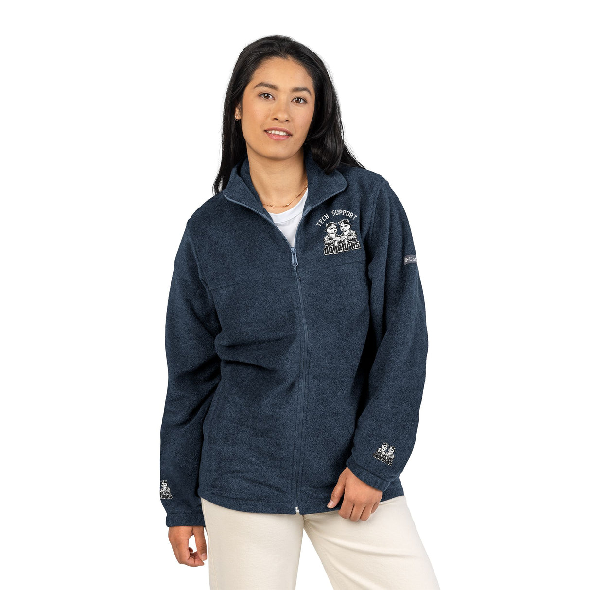 DOGEBROS "TECH SUPPORT" Cozy Unisex Fleece Jacket, Embroidered outdoor fleece, Warm winter apparel, Gift for adventurers, Casual fleece layering, Perfect for [...]