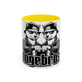 DOGEBROS Coffee Mug, Funny Dog Mug, Gift for Dog Lovers, Unique Cat Mug, Cool Pet Lover Cup, Black Handle Ceramic Mug