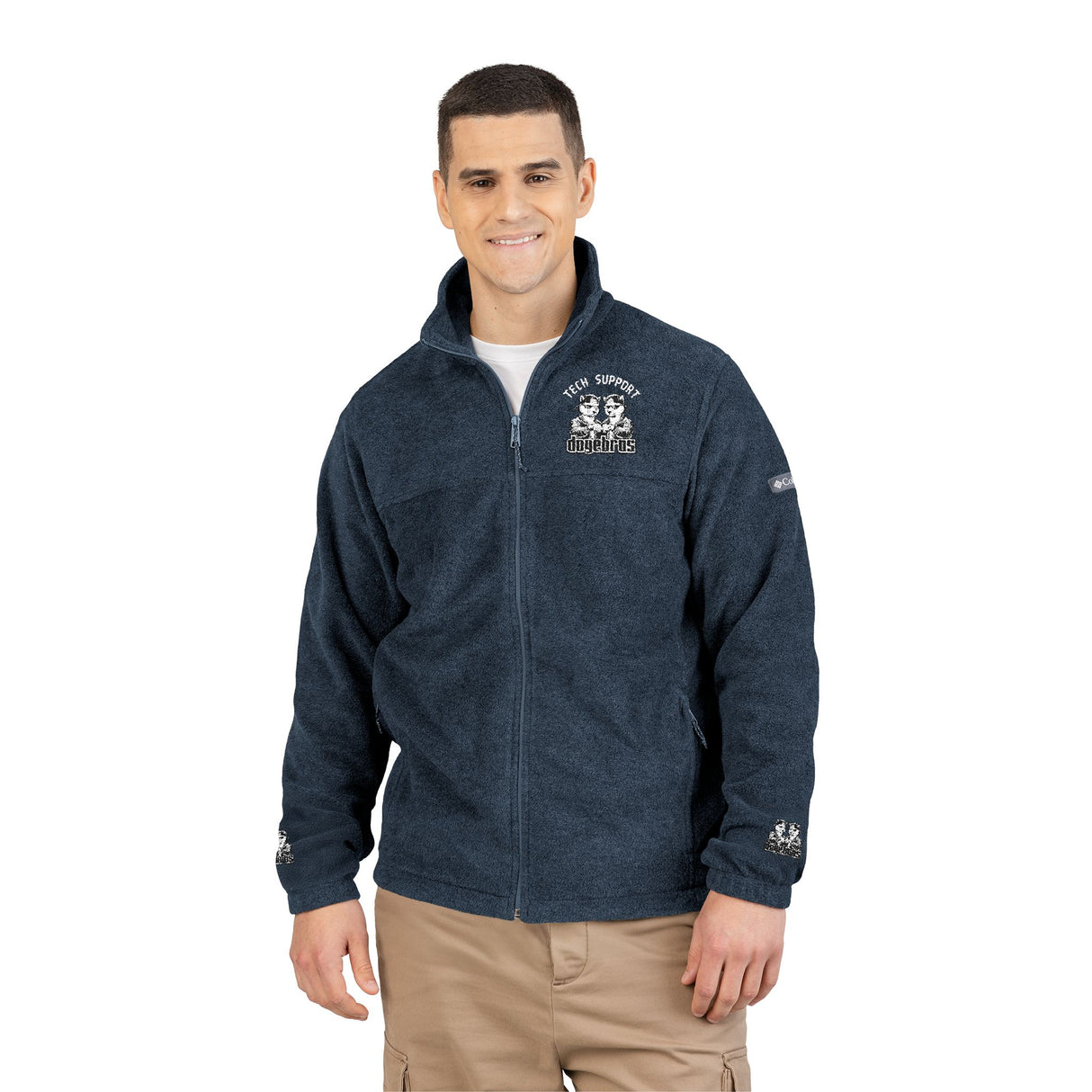 DOGEBROS "TECH SUPPORT" Cozy Unisex Fleece Jacket, Embroidered outdoor fleece, Warm winter apparel, Gift for adventurers, Casual fleece layering, Perfect for [...]
