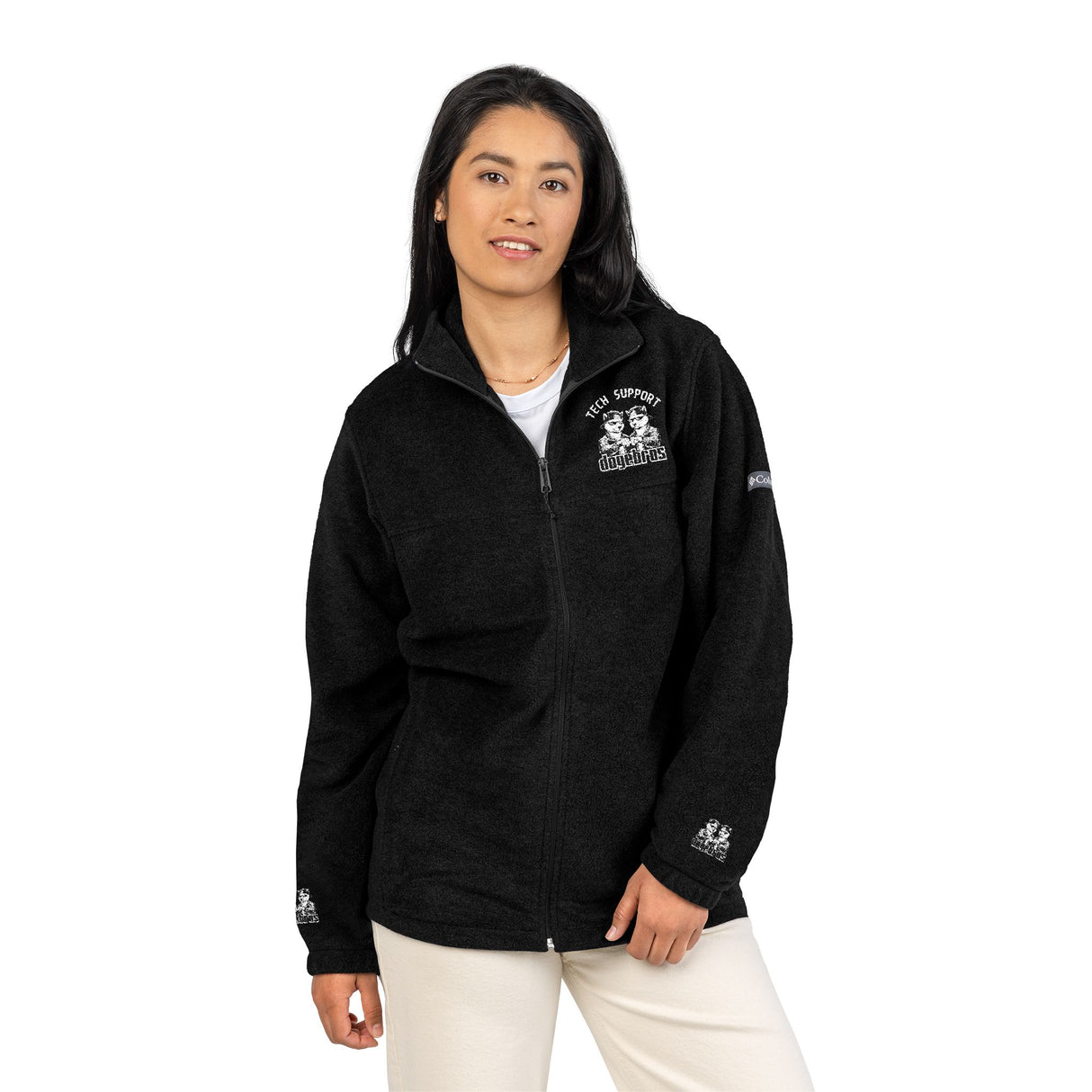 DOGEBROS "TECH SUPPORT" Cozy Unisex Fleece Jacket, Embroidered outdoor fleece, Warm winter apparel, Gift for adventurers, Casual fleece layering, Perfect for [...]