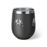 DOGEBROS Copper Insulated Travel Cup, Funny Gift for Friends, Unique Mug for Parties, Stylish Wine Tumbler, Great for Outdoor Adventures