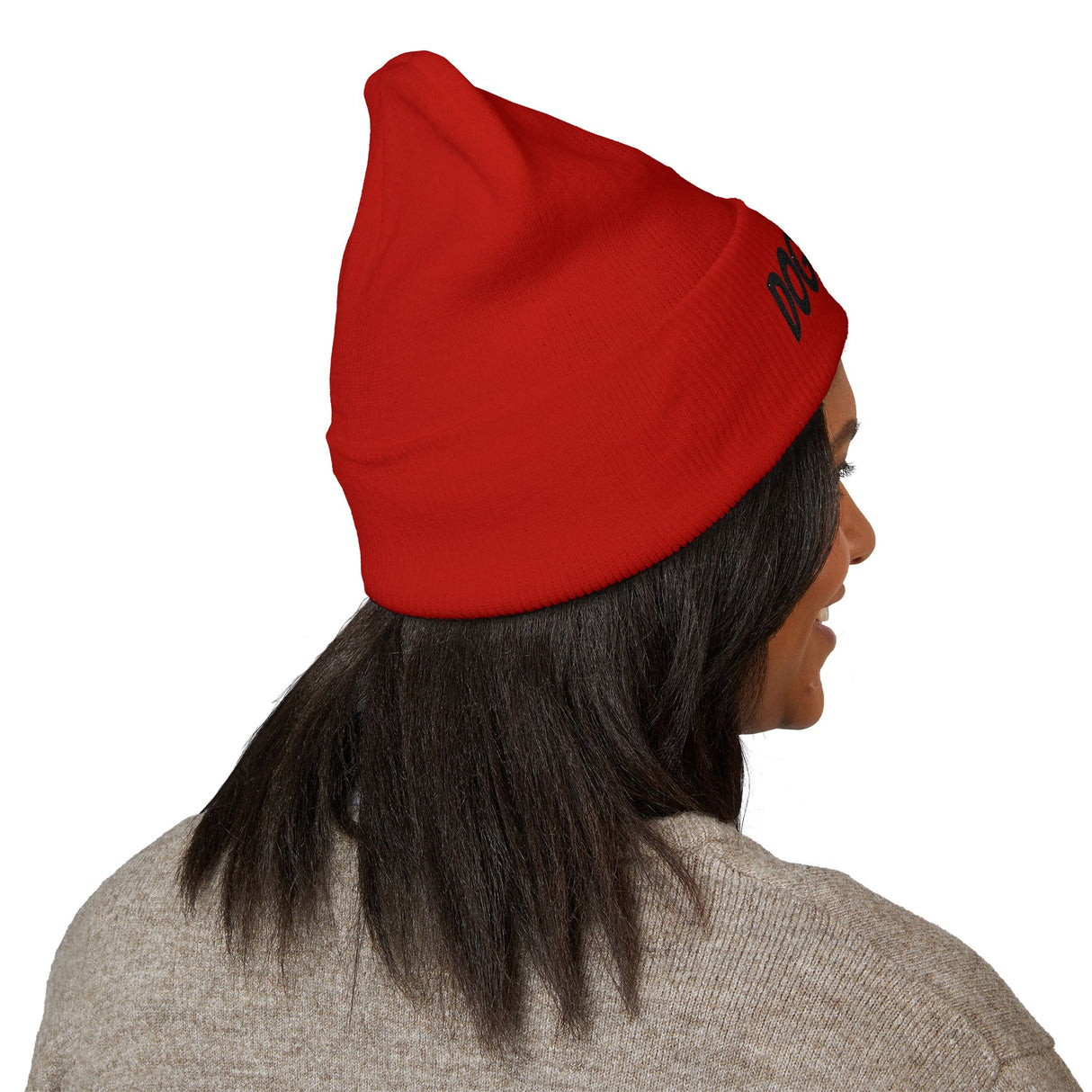 DOGEBROS Stylish Embroidered Beanie for Trendsetters, Cozy Winter Hat, Perfect Gift for DOGEBROS Fans, Unique Fashion Accessory, Unisex Headwear