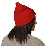 DOGEBROS Stylish Embroidered Beanie for Trendsetters, Cozy Winter Hat, Perfect Gift for DOGEBROS Fans, Unique Fashion Accessory, Unisex Headwear