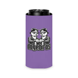 DOGEBROS Funny Can Cooler, Dog-Themed Party Favors, Perfect for BBQs, Tailgates, Gifts for Dog Lovers, Unique Drink Holder - LIGHT PURPLE