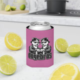 DOGEBROS Funny Can Cooler, Dog-Themed Party Favors, Perfect for BBQs, Tailgates, Gifts for Dog Lovers, Unique Drink Holder - LIGHT PINK