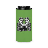 DOGEBROS Funny Can Cooler, Dog-Themed Party Favors, Perfect for BBQs, Tailgates, Gifts for Dog Lovers, Unique Drink Holder - GREEN