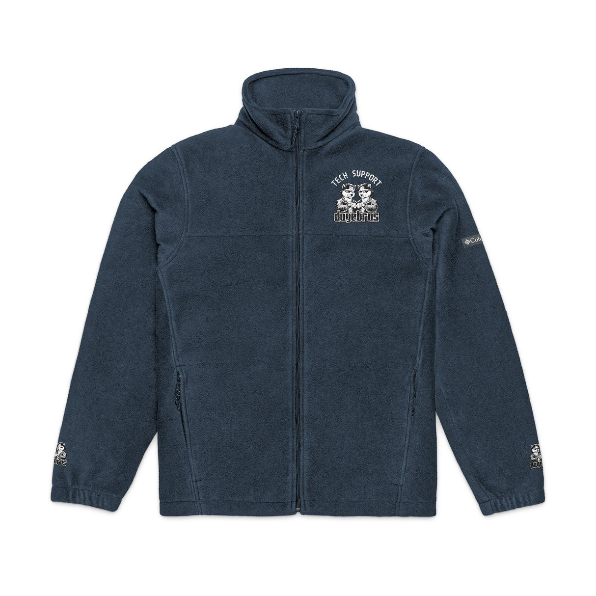 DOGEBROS "TECH SUPPORT" Cozy Unisex Fleece Jacket, Embroidered outdoor fleece, Warm winter apparel, Gift for adventurers, Casual fleece layering, Perfect for [...]