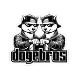 DOGEBROS "COOL" Cut-Out Stickers, Fun Laptop Decals, Vinyl Stickers for Gamers, Sticker Bombing, Gift for Friends