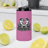 DOGEBROS Funny Can Cooler, Dog-Themed Party Favors, Perfect for BBQs, Tailgates, Gifts for Dog Lovers, Unique Drink Holder - LIGHT PINK