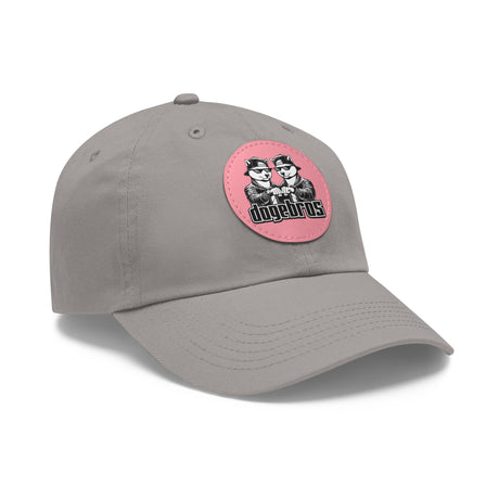 DOGEBROS Stylish Hat with Leather Patch, Casual Cap, Unique Gift for Dads, Trendy Accessories, Perfect for Everyday Wear or Special Occasions