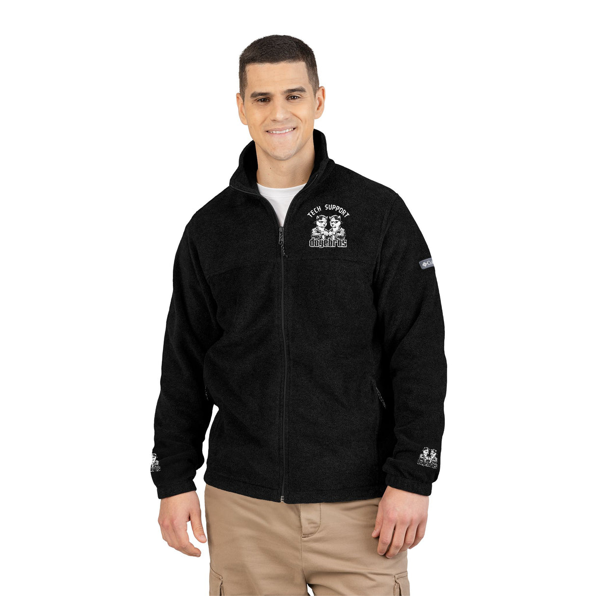 DOGEBROS "TECH SUPPORT" Cozy Unisex Fleece Jacket, Embroidered outdoor fleece, Warm winter apparel, Gift for adventurers, Casual fleece layering, Perfect for [...]